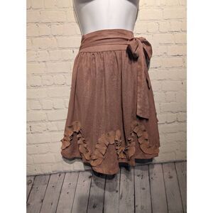 DownEast full knee length skirt small *